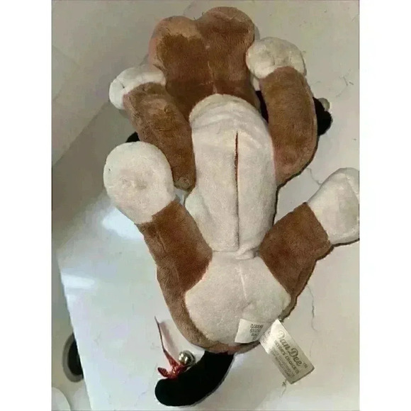 Rare Dan Dee Christmas Animated Plush Hound Dog Sings Jingle Bells And Moves - Picture 9 of 11